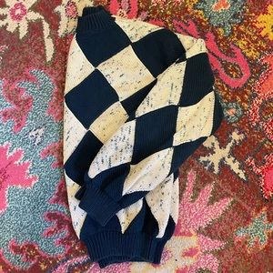 Misha and Puff entrelac sea salt confetti sweater